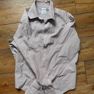 Brooks Brothers Long Sleeve Striped Button Up (Size 14)